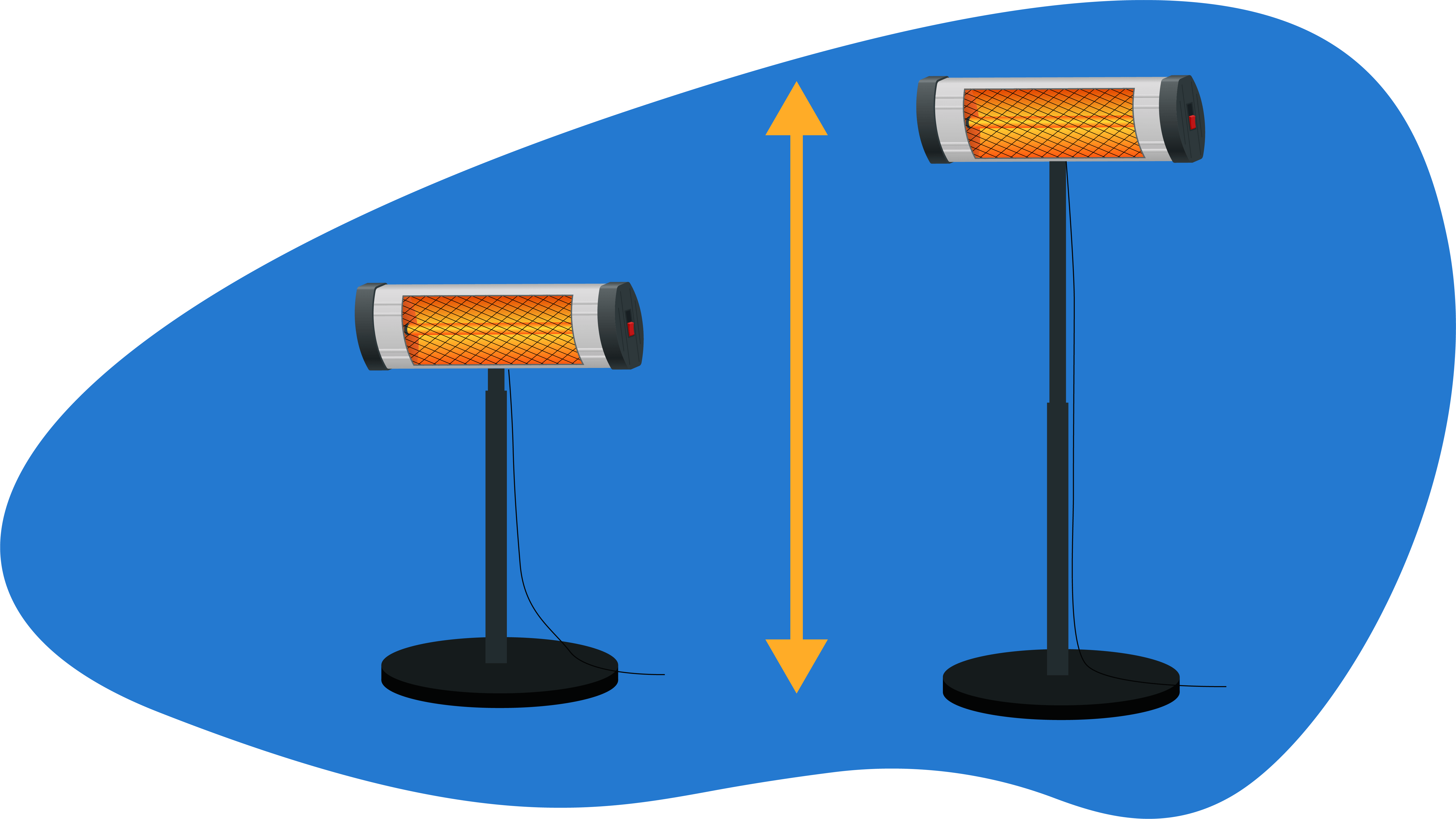 chauffage radiant design et fonctionnalite